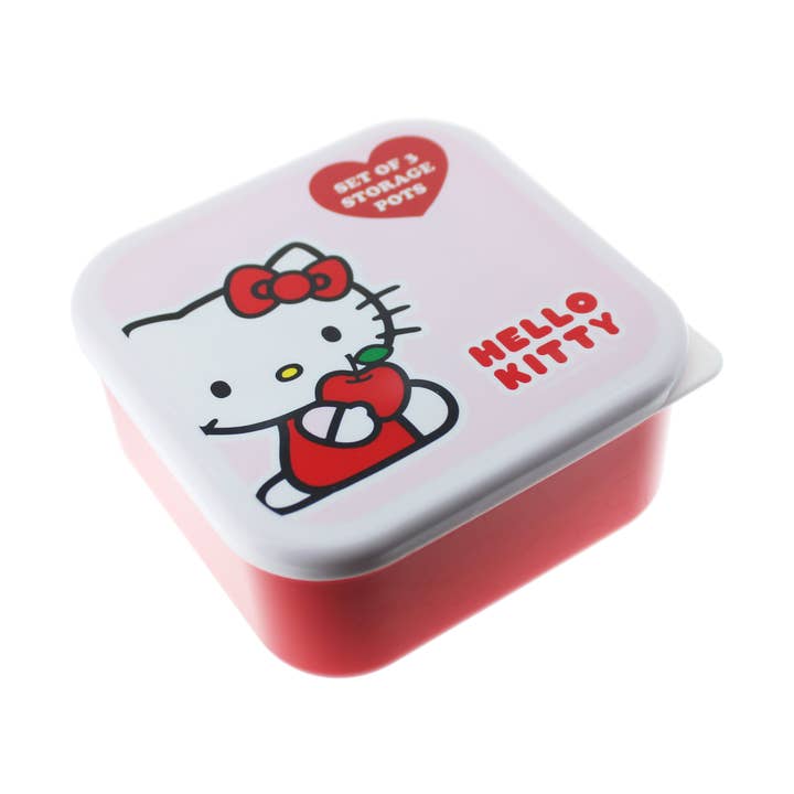 Hello Kitty Pretty In Pink Storage Pots for wholesale by Blueprint Collections