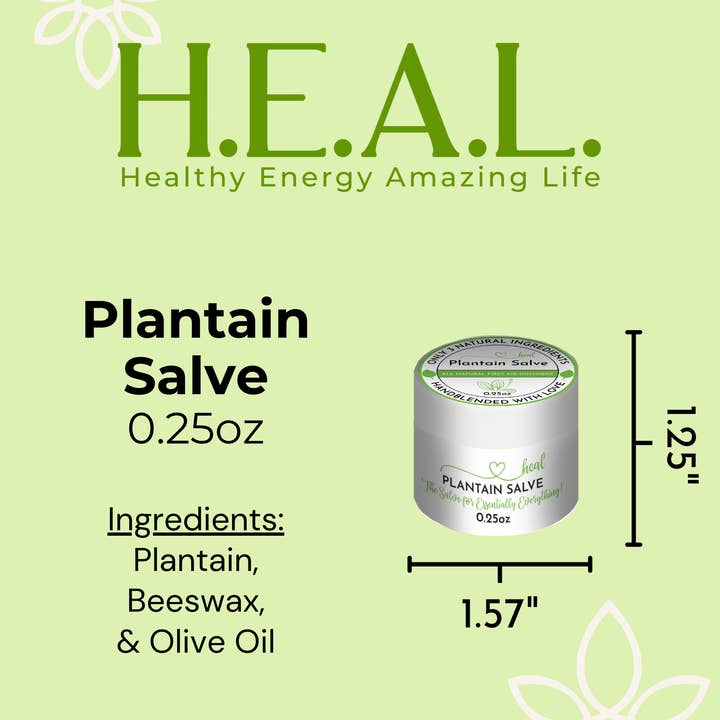Healthy Energy Amazing Life - Wholesale Healing Salve/Balm/Cream - Plantain Salves8