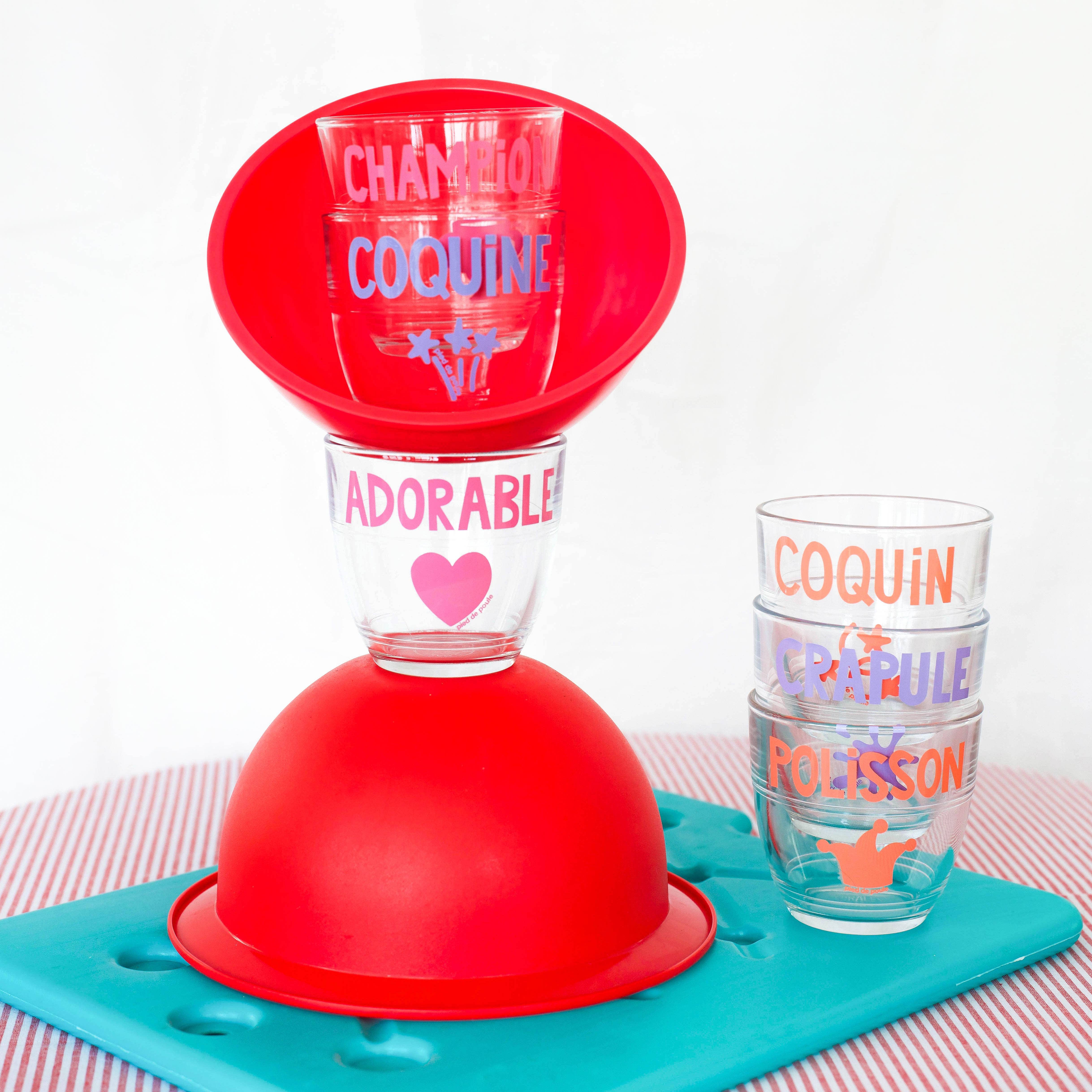 Pied De Poule - Wholesale Drinking Glass/Cup - Duralex Gigogne Glass - CHAMPION3