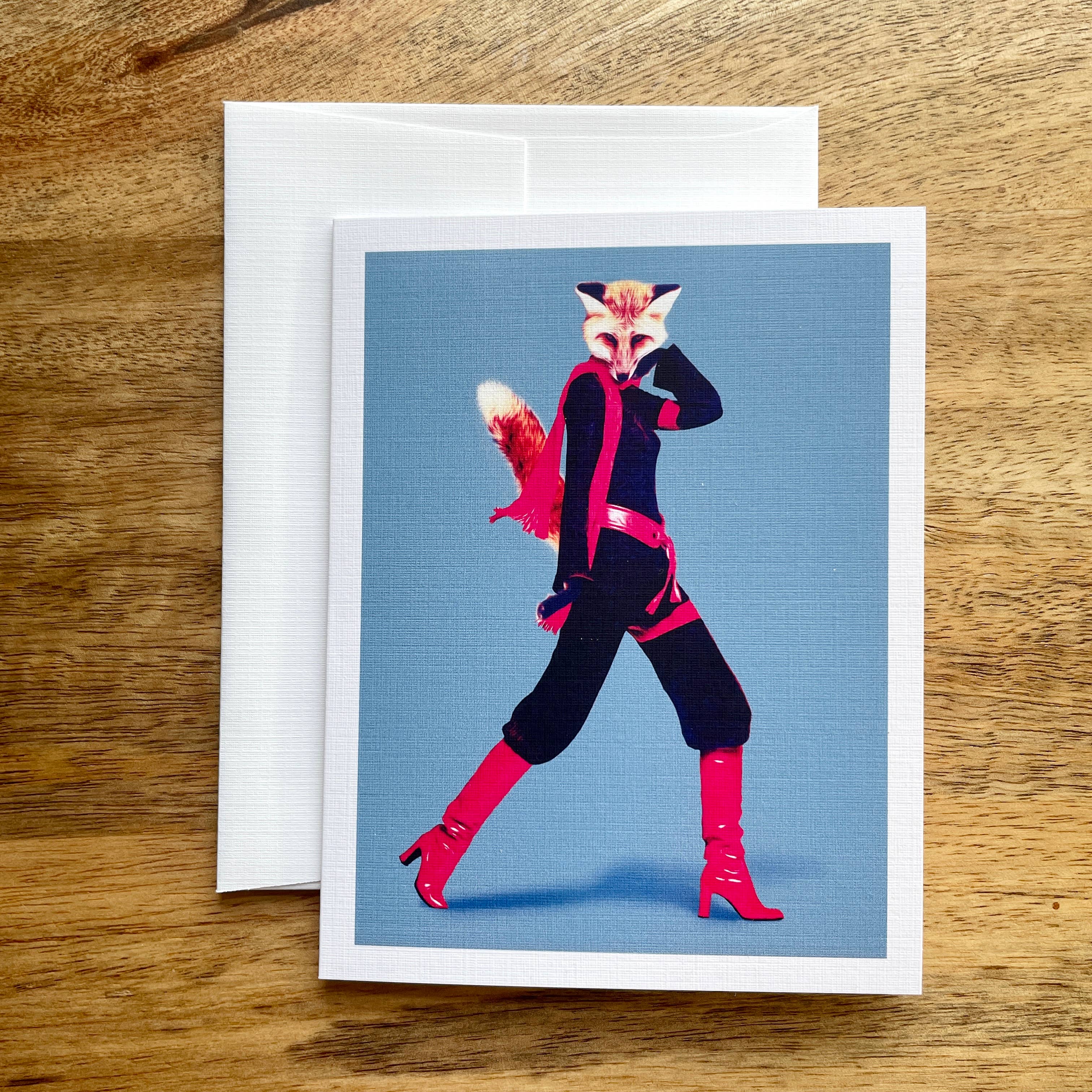 Colossal Sanders – wholesale Vardagliga hälsningskort – Lady Animals in Clothes 5-korts pack7