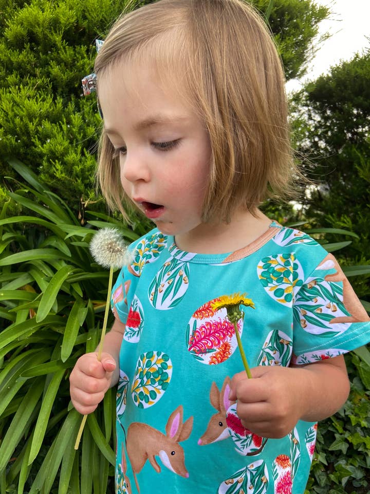 Blue Kettle Designs - Wholesale T-shirt – Kids - Kids T-Shirt in 'Easter Bilbies’5