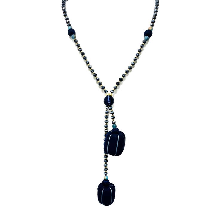 Long Crystal Necklace - YNK19721136D46 for wholesale by AMORINO SRL