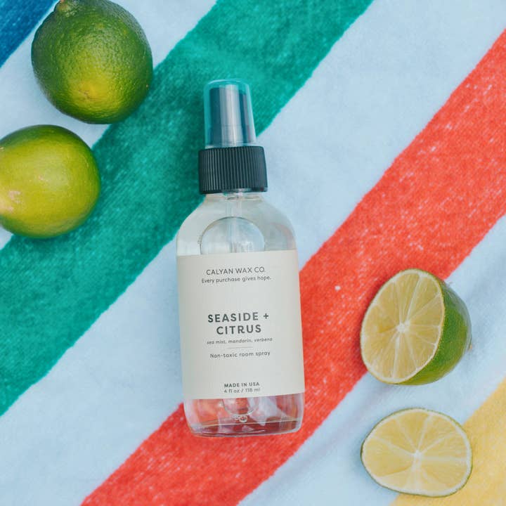 Calyan Wax Co. - Wholesale Room & Linen Spray - Seaside + Citrus - Room Spray5