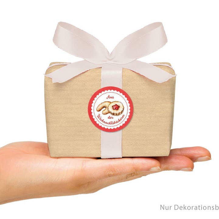 fioniony® - Wholesale Sticker - From the Christmas bakery, 24 elegant labels with love1