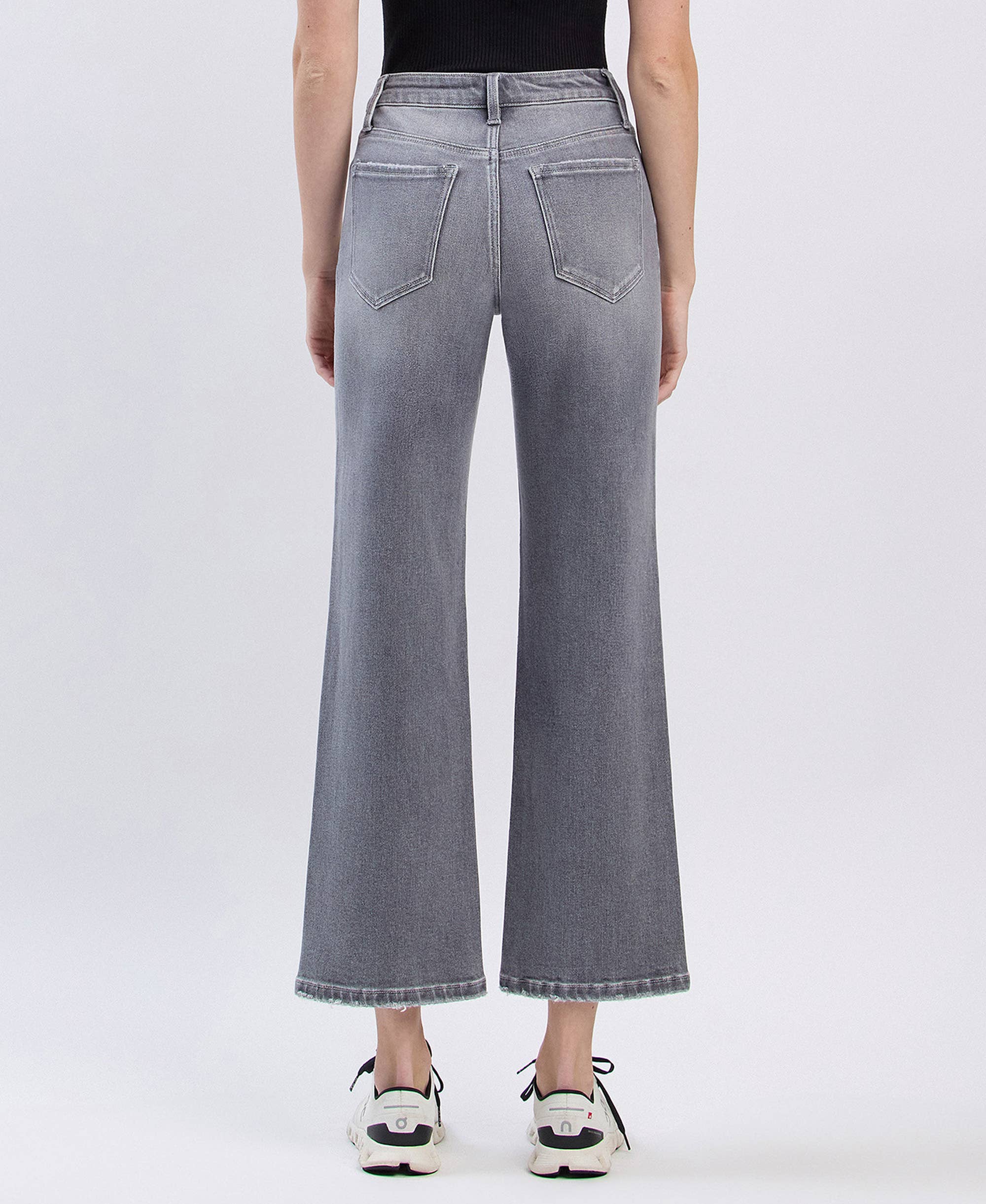 RIVER EDEN HIGH RISE ANKLE SLIM WIDE LEG JEANS T6296N for wholesale on Faire1