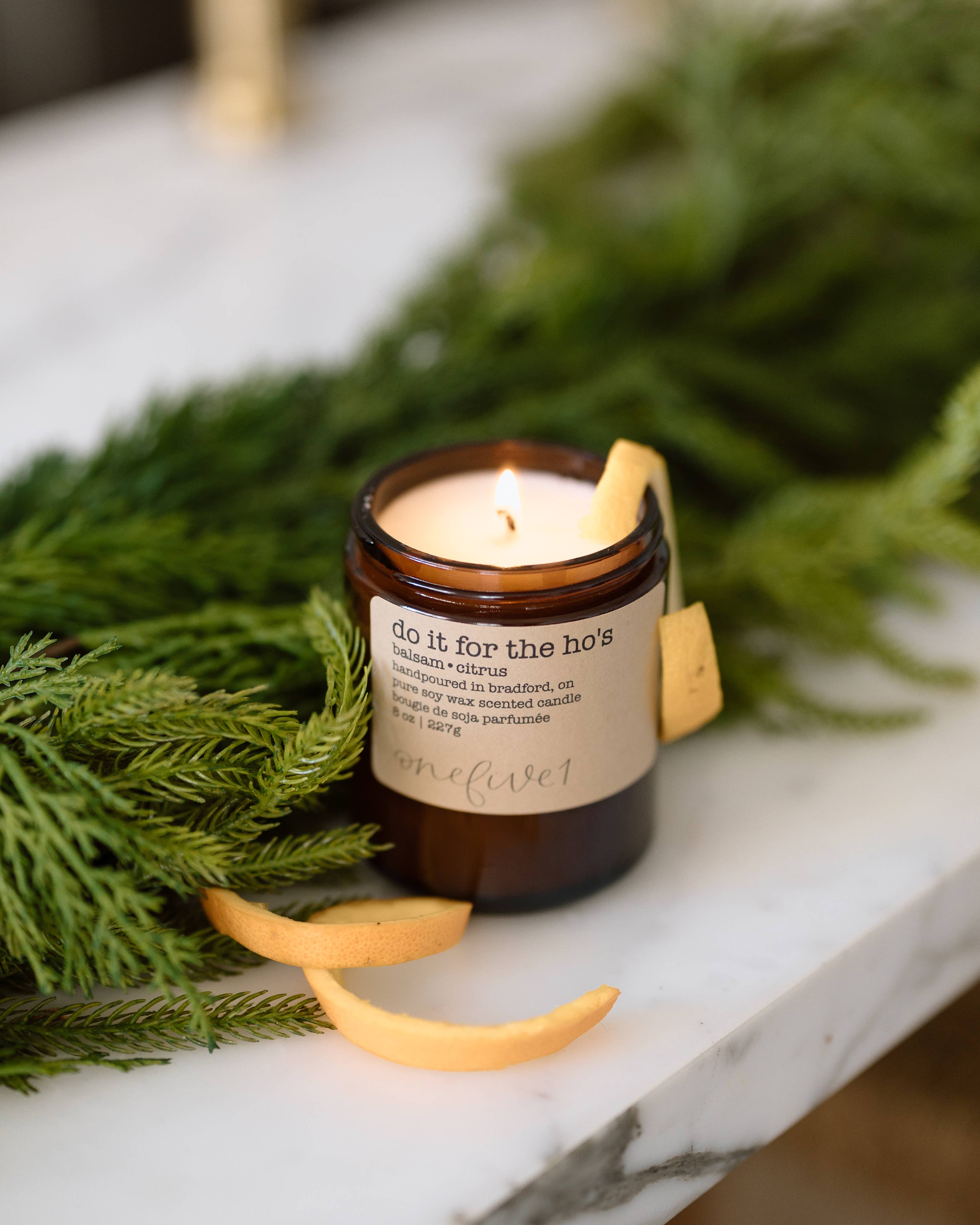 onefive1 – Großhandel Kerze im Glas / gefüllte Kerze – mach es für die Sojawachskerze WINTER HOLIDAY SASSY FUNNY5