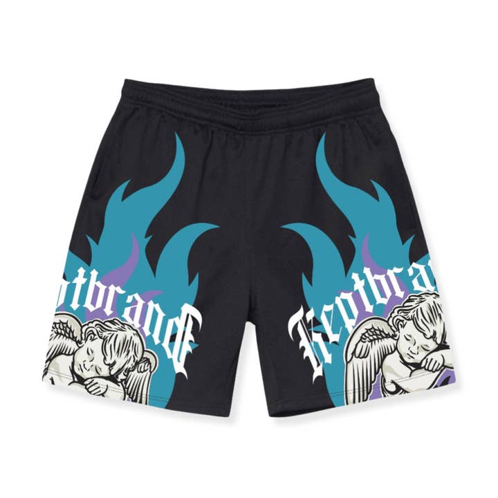 Pantalones cortos Angel Mesh para venta al por mayor de Kept Clothing Brand
