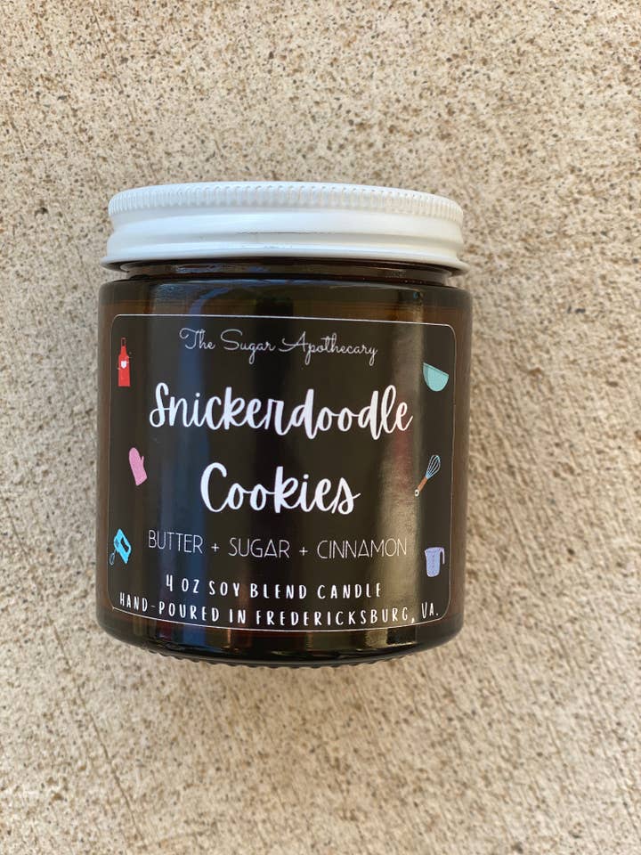 Mini Snickerdoodle cookies candle for wholesale by The Sugar Apothecary