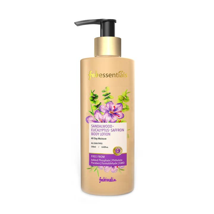 FABE Körperlotion Sandal Eucalyptus 250ml für den Großhandel von FabEssentials