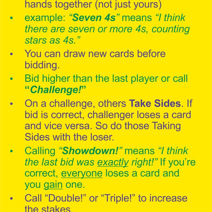 Enginuity Games - Wholesale Card Game - FREE Script cards - teach your staff, teach your customers11