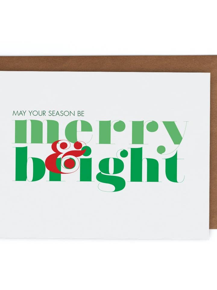 Que sua temporada seja alegre e brilhante por atacado de The Lost Art of Stationery