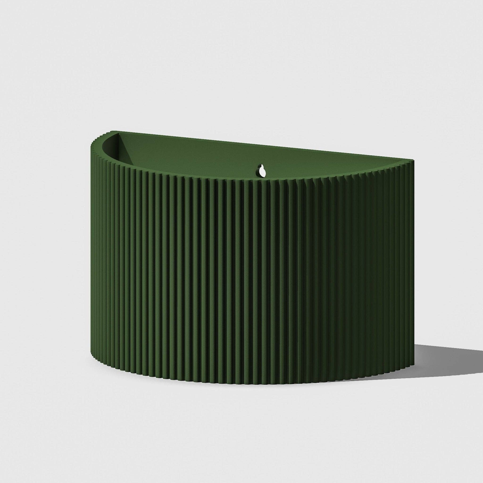 Rosebud Homegoods - Wholesale Wall Planter - Ribbed Wall Planter8