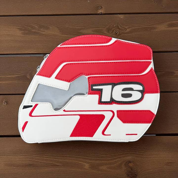 Charles Leclerc Helmet Ita Bag/Backpack for wholesale by FuchsiaPinks