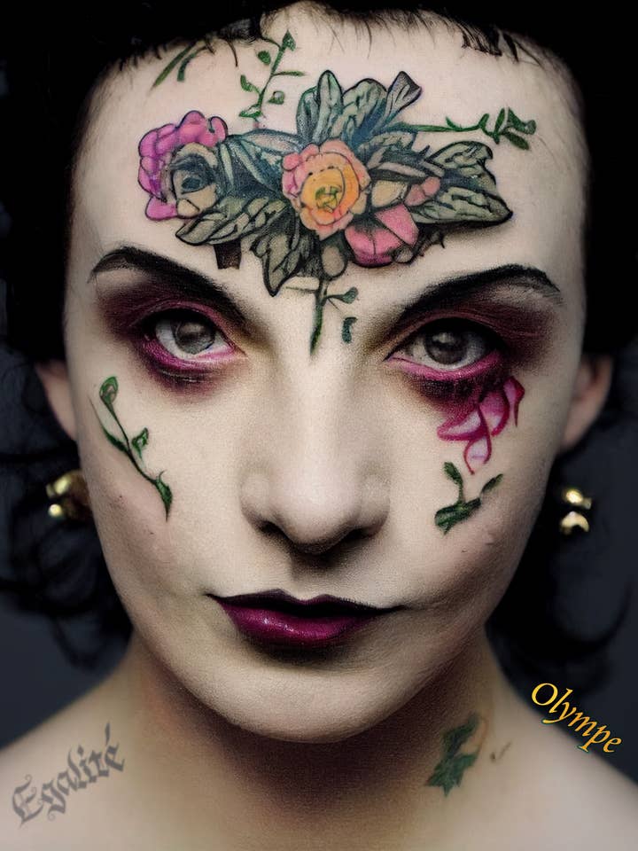 Cartolina Olympe de Gouges con busta per la vendita all'ingrosso da parte di Madder créations