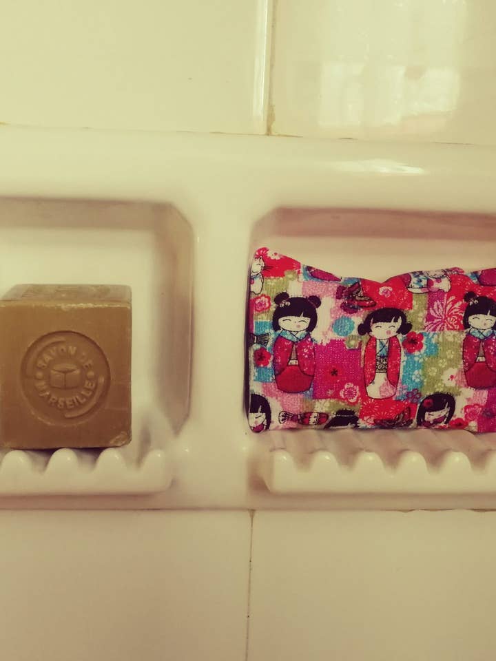 Kokeshi sponge for wholesale by Funnycreation