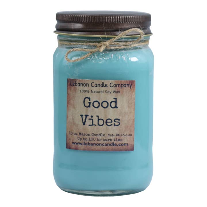 Good Vibes Candle for wholesale by Lebanon Candle Company