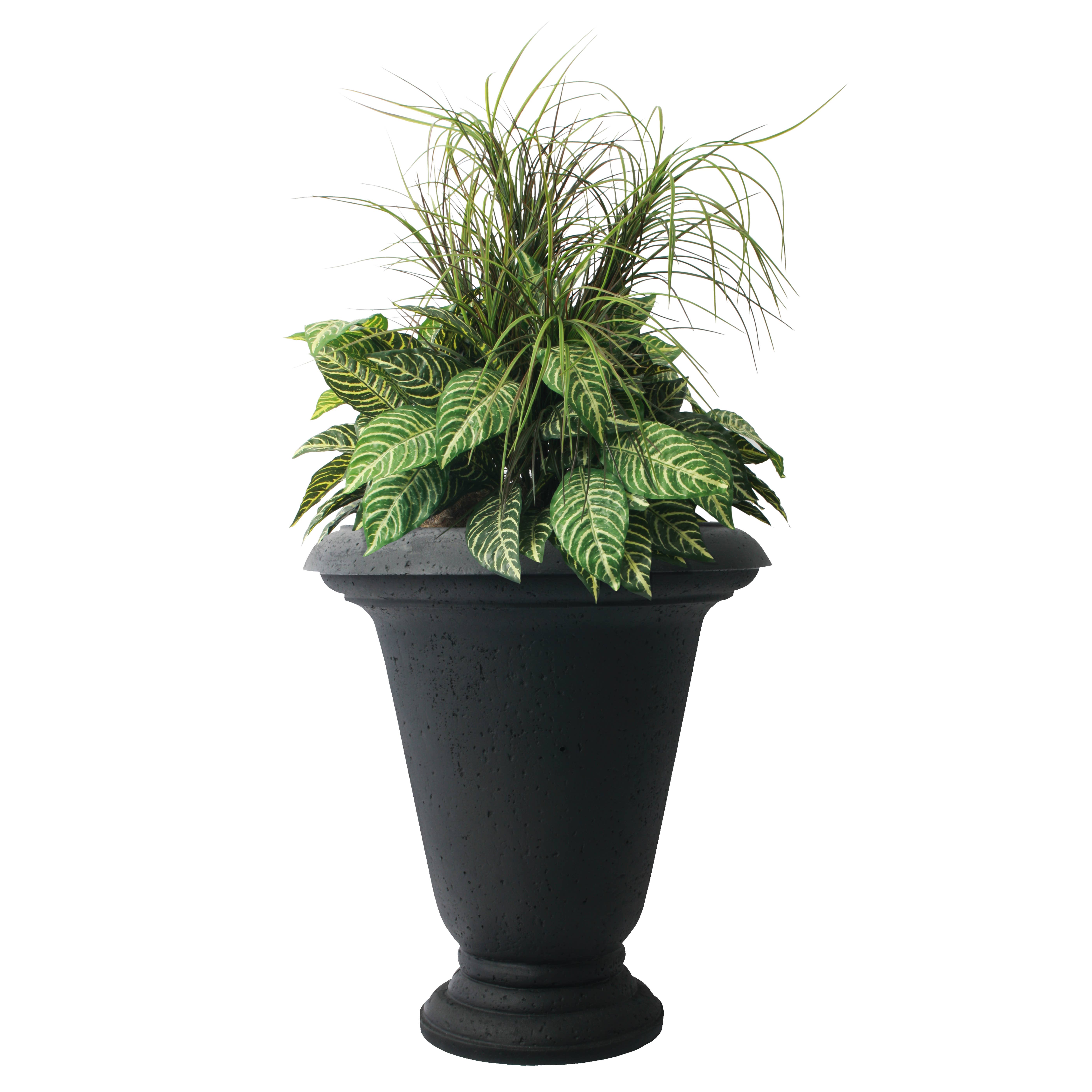 Algreen - Wholesale Plant Pot - 25" Crete URN Self Watering with Top Fill Port1