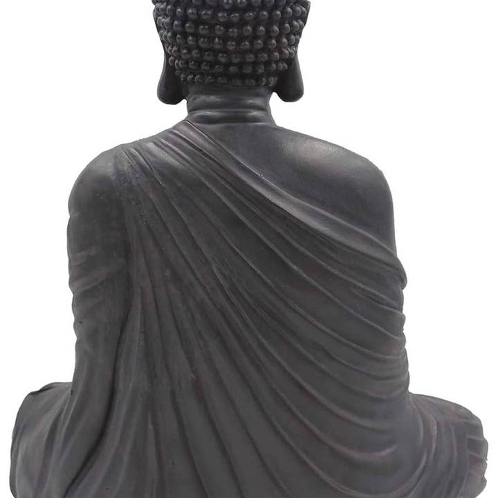 Meditating Buddha Mindfulness Peace Harmony Statue 16” Tall for wholesale by Lungta Imports