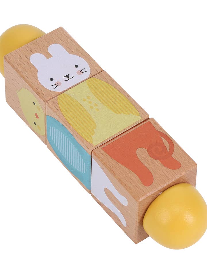 Petit Match-up Wooden Twist Toy for wholesale by Chronicle Books
