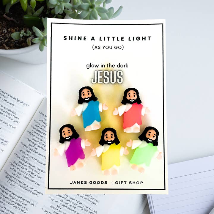 Pocket Jesus Doll | Glow in the Dark | Christian Gifts for wholesale by Janes Goods