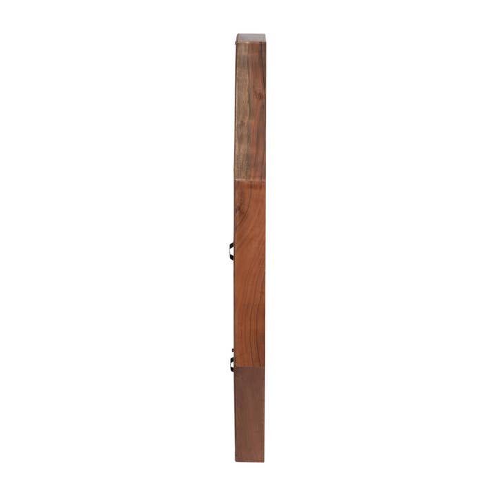 Sagebrook Home - Wholesale Wall Mirror - Cherry 30 in. Wood Octagon Cherry Finish Framed Mirror