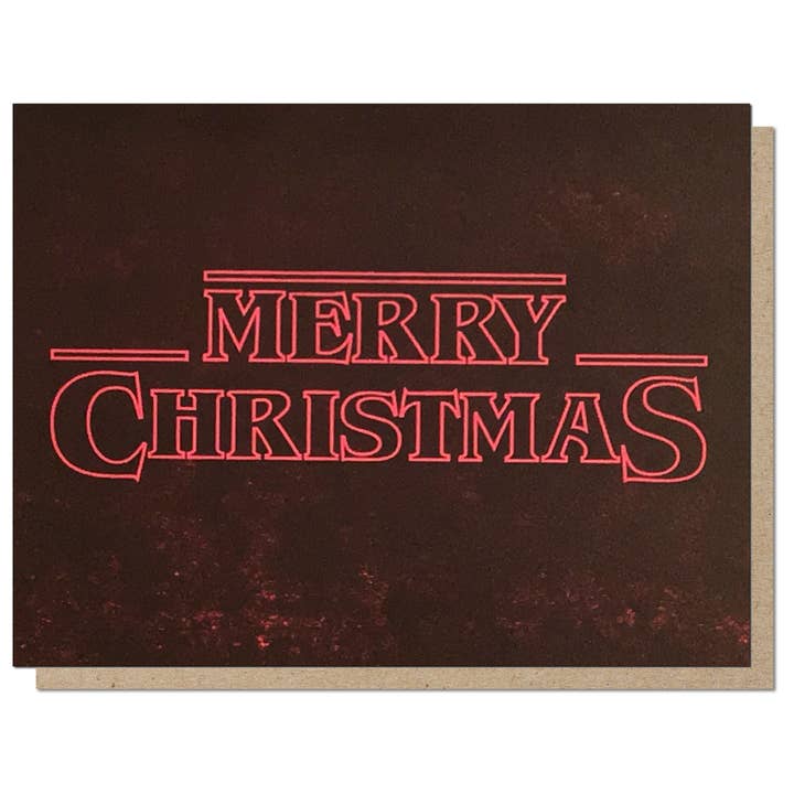 Främling Xmas Card för wholesale av Guttersnipe Press Greetings