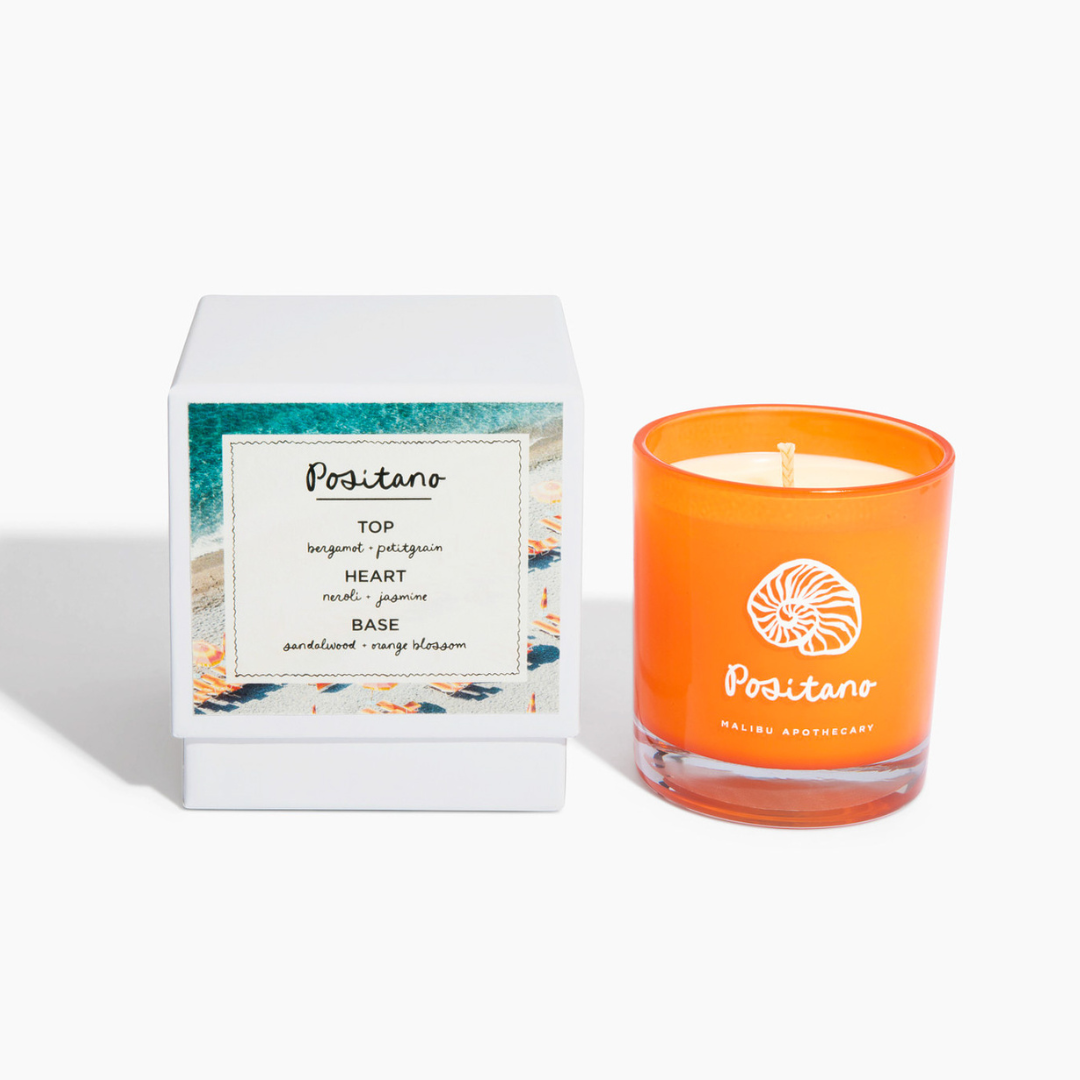 Malibu Apothecary - Wholesale Jar/Filled Candle - POSITANO • neroli & orange blossom1