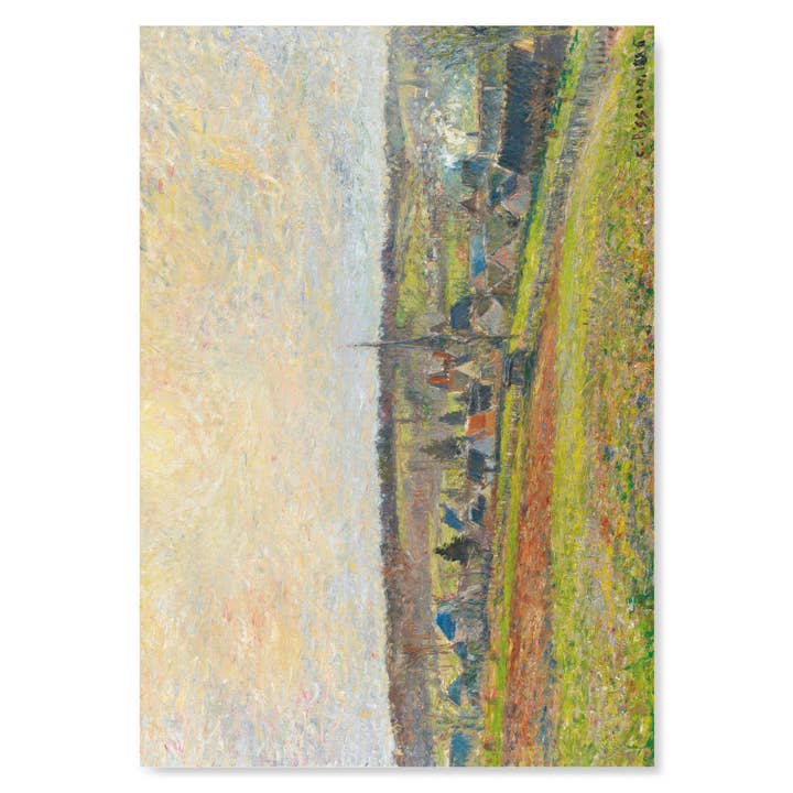 THE VILLAGE OF ÉRAGNY (1885): Painting Art Print for wholesale by Ezen Trade