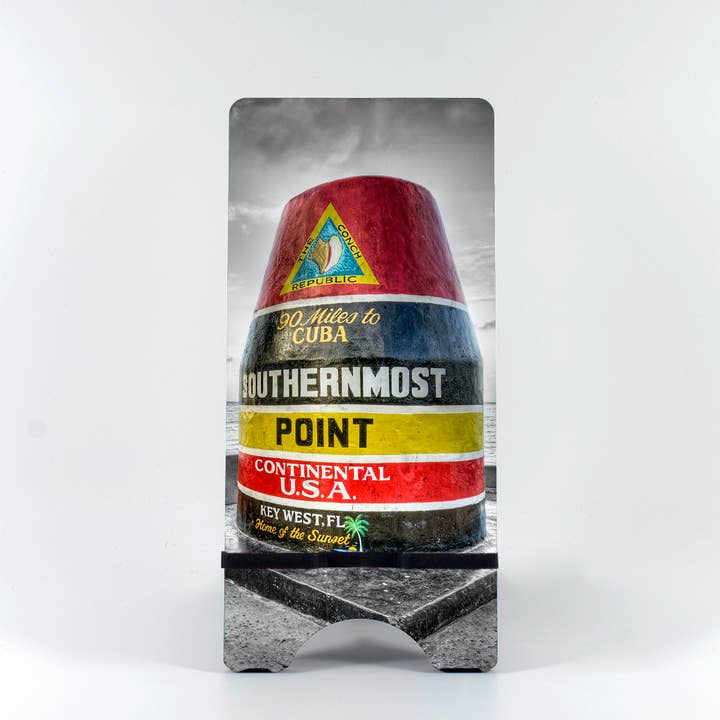 Phone Stand-Southernmost Point for wholesale by Mike Ring Photography