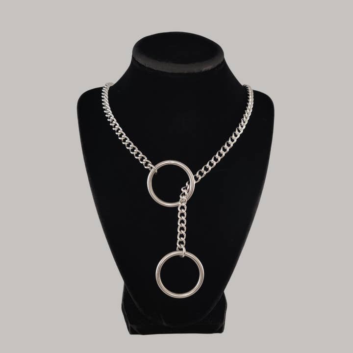 Altcultures – wholesale Link & chain necklace – Stainless steel O ring slip chain
