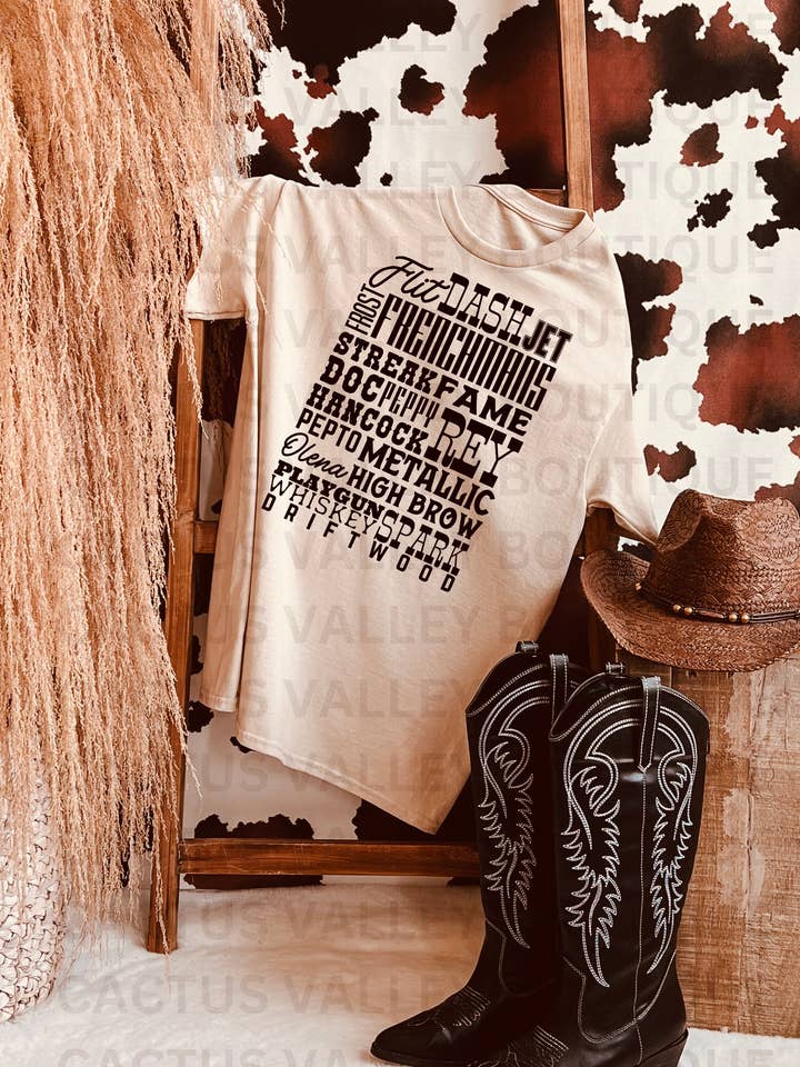 T-shirt - Qui est ton papa ? pour la vente par Cactus Valley Boutique