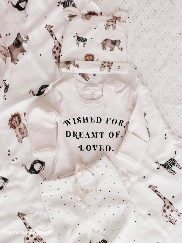 Bencer & Hazelnut - Wholesale Romper - Kids - Wished For Bodysuit