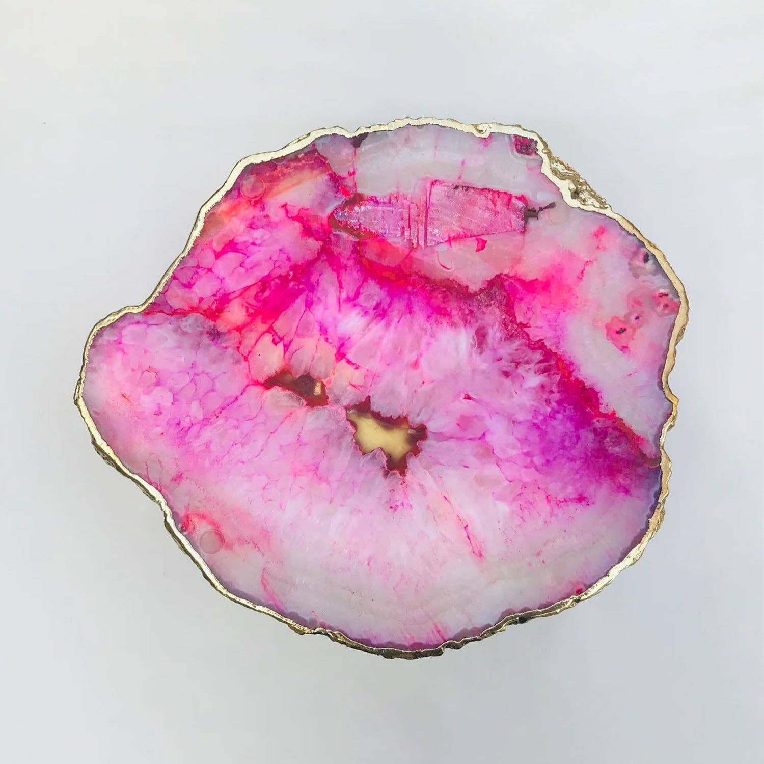 The Tangerine Store - Wholesale Cake Stand - Pink Agate Cake Stand/Centrepiece/Display Stand/Tray1