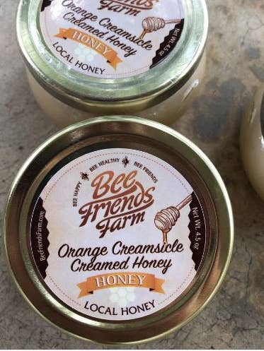 Limited Edition: Orange Creamsicle Cream Honey for wholesale by Bee Friends Farm