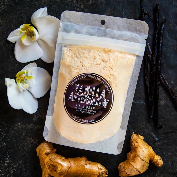 Badgerface Beauty Supply - Vente Lait de bain - Bain au lait de coco et à la vanille. Produit de bain artisanal.0