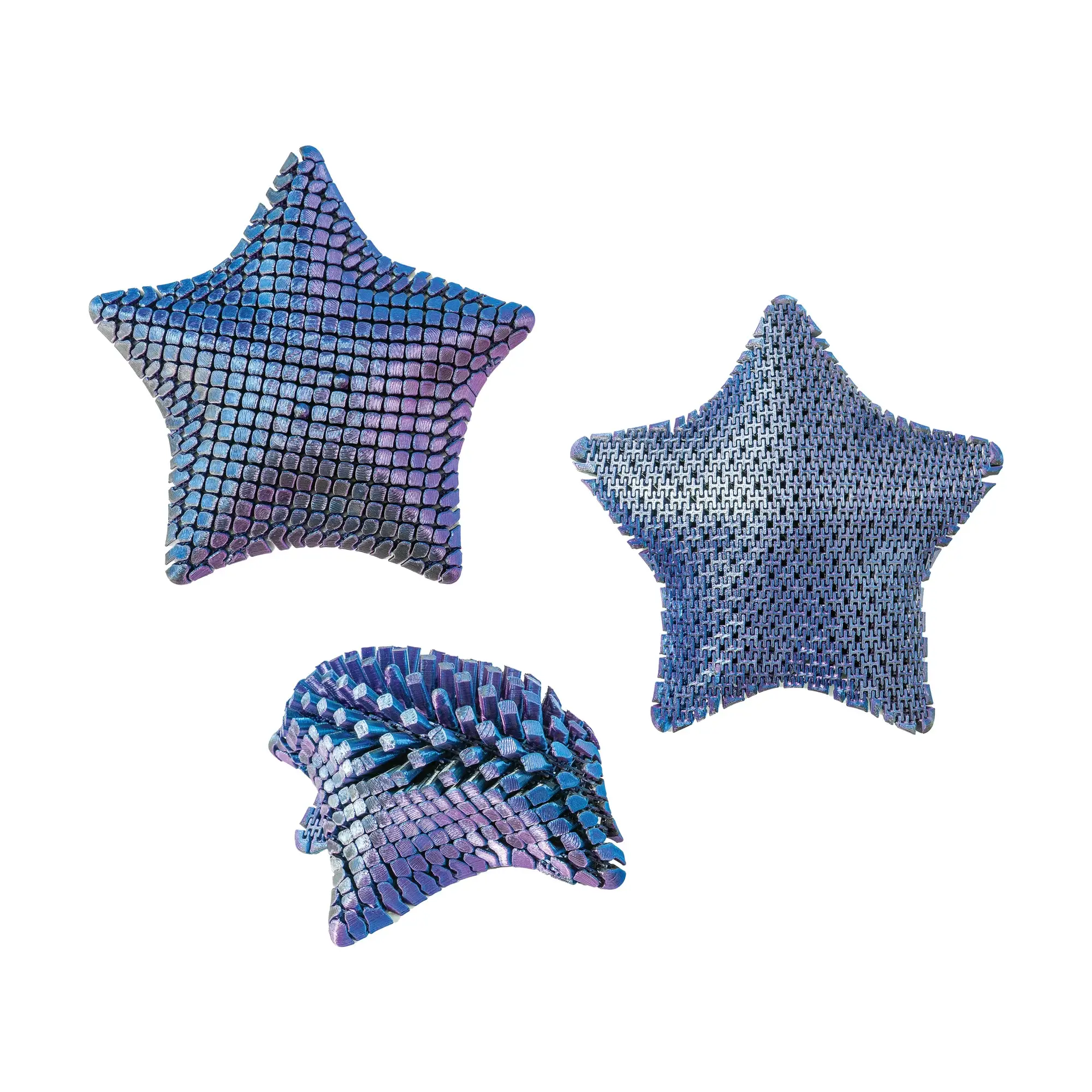 Geddes - Vente Fidget/jouet anti-stress – enfant - JOUET ANTI-STRESS ÉTOILE DE MER IMPRIMÉ EN 3D 6/SAC5