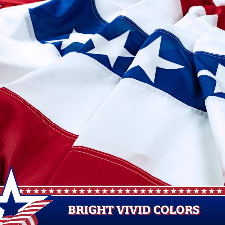 G128 - Wholesale Flag - Fan Flag American USA Pleated Patriotic Printed 3x6 FT2