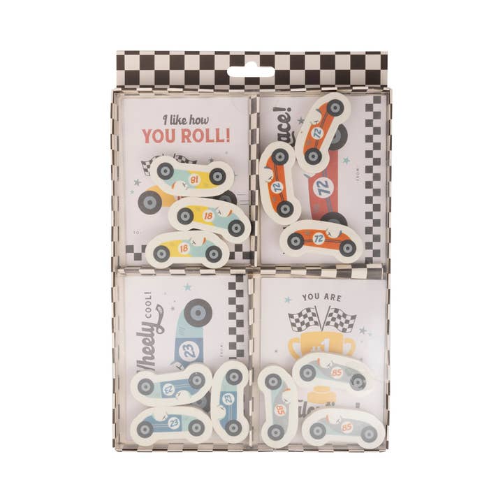 PLKC60 - Race Car Valentines Cards for wholesale by My Mind’s Eye