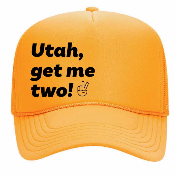 Rad Hat Society - Wholesale Trucker Hat - Unisex - Utah, get me two! / Point Break