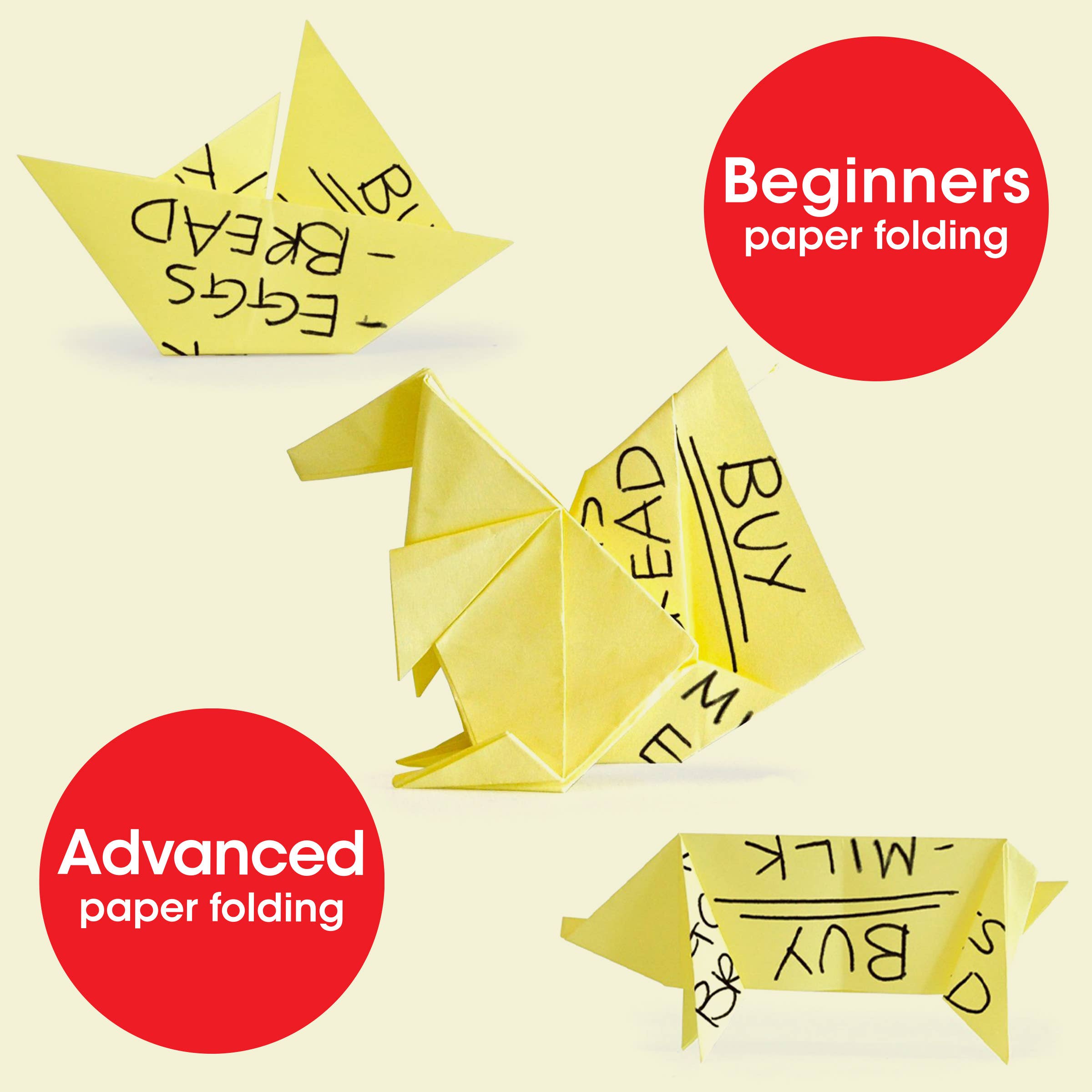 SUCK UK Ltd - USA - Wholesale Sticky Notes - Origami Sticky Notes2