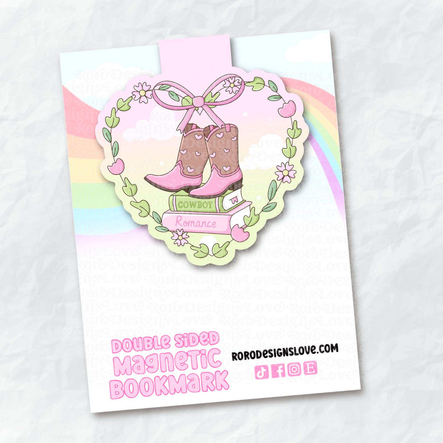 RoroDesignsLove - Wholesale Bookmark - Romance tropes magnetic bookmark set, bookish lovers gifts 5