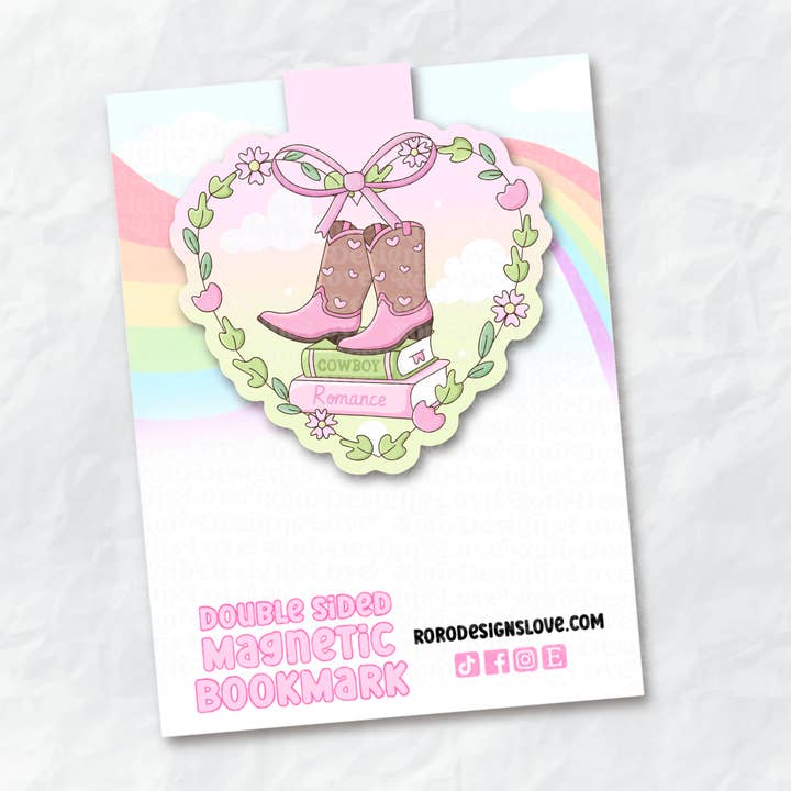 RoroDesignsLove - Wholesale Bookmark - Romance tropes magnetic bookmark set, bookish lovers gifts 5