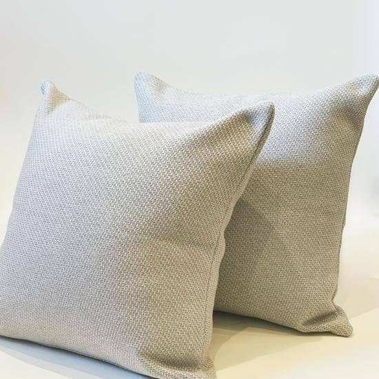 Coussin Seafoam Green Herringbone pour la vente par GEORGE