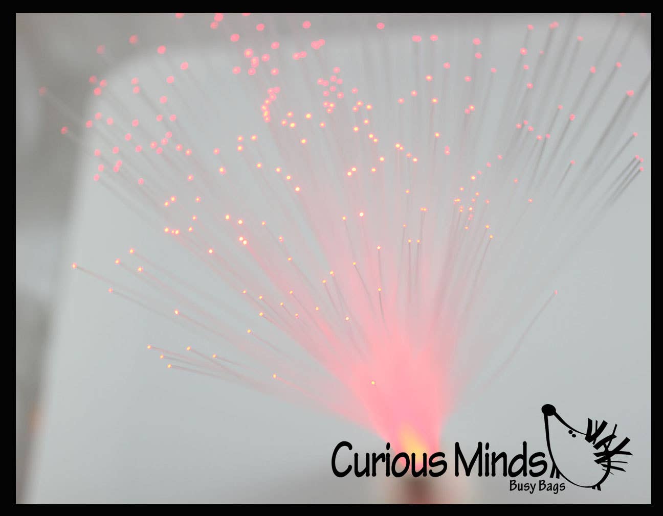 Curious Minds Toys - Wholesale Figurine Lamp - 1 Fiber Optic Lamp Light - Flexible Streams of Light Lamp De7