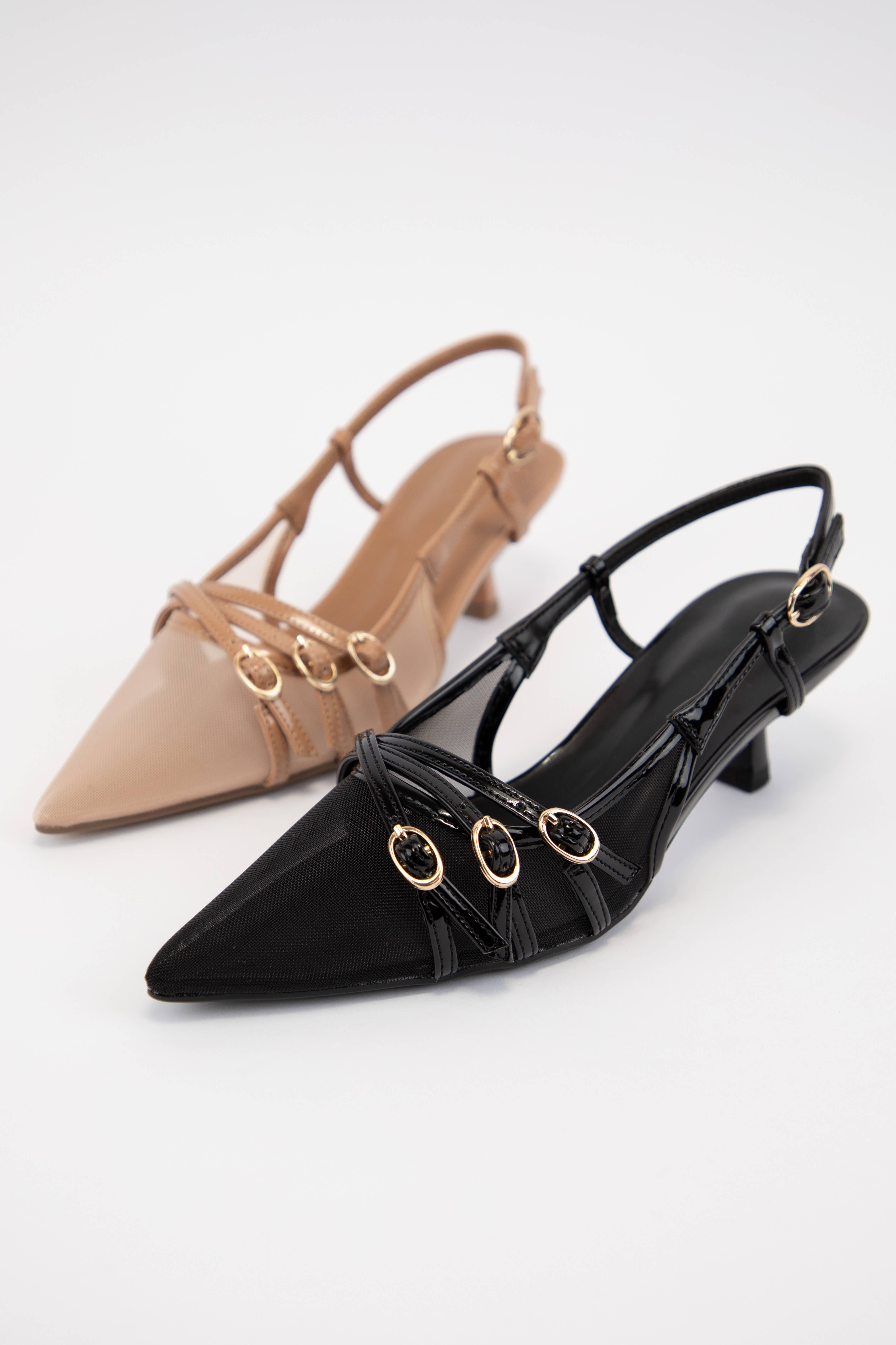 CCOCCI - Wholesale Low Heels - Women's - LORENZO MESH KITTEN HEEL0