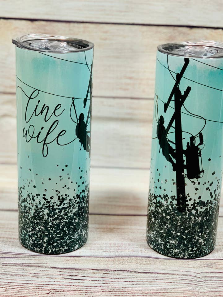 Linewife Blue Tumber for wholesale by Tiffany’s Grace Boutique