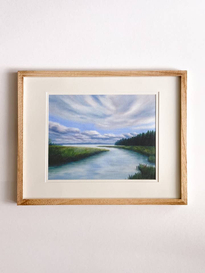 "Wistful Wandering" a Landscape Fine Art Print Reproduction for wholesale by Lauren Knollmeyer Studio