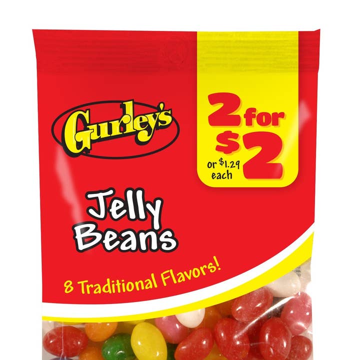 Gurley's's 2/$2 Jelly Beans 12 Per Case for wholesale by Shop The King