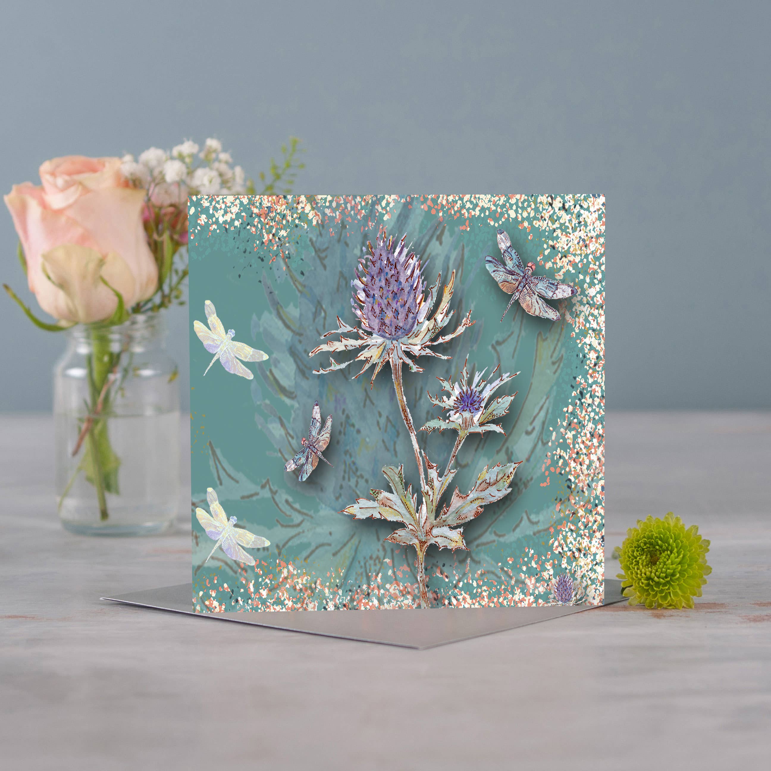 Claire Louise – Engroshandel Fødselsdagskort – Thistle lykønskningskort       1