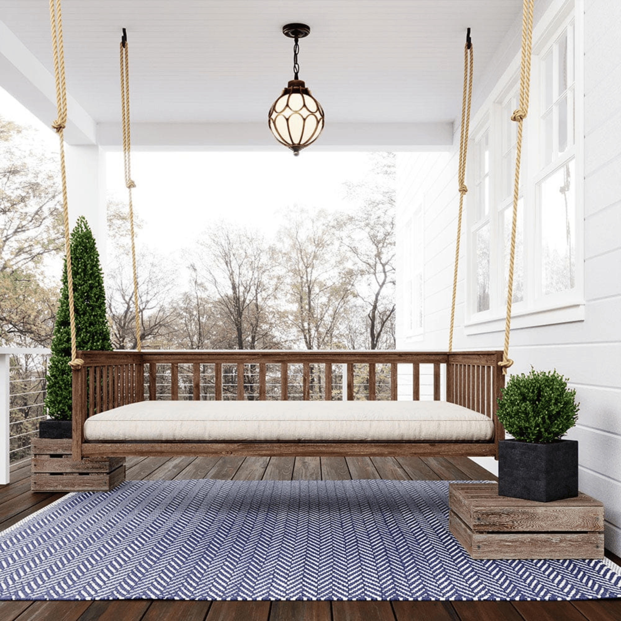 The Porch Swing Company - Wholesale Swing - Kids & Baby - Keystone Amish Co. Columbus Daybed Porch Swing14